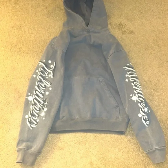 Talentless Teal Unisex Hoodie size M - Picture 3 of 8